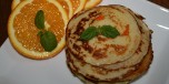 Pannkakor med apelsin