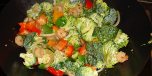 Wok med rkor
