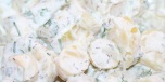 Recept p Potatissallad med crme fraiche