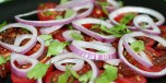 Tomatsallad med rdlk