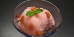 Sorbet med rabarber