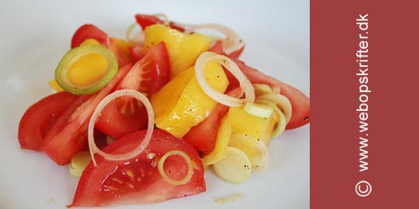 Fruktig tomatsallad